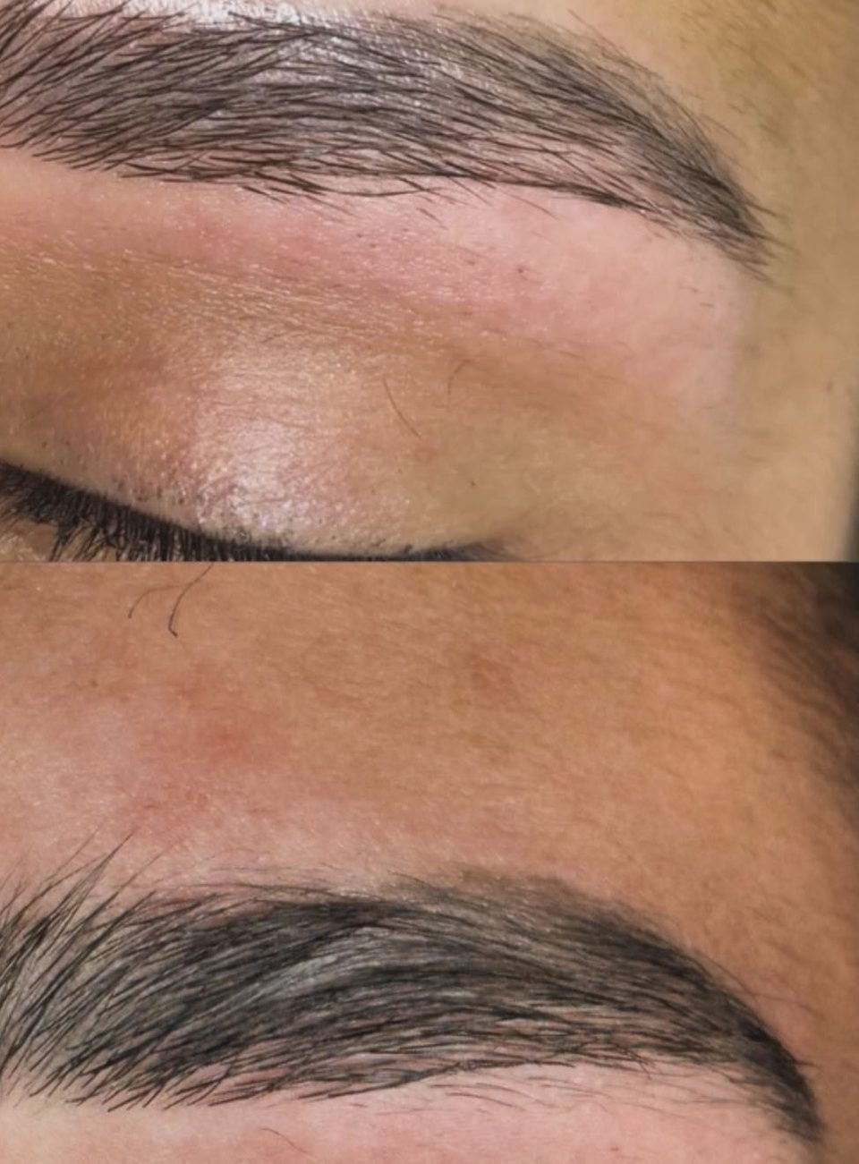 Laminado de cejas con henna e hidratación
